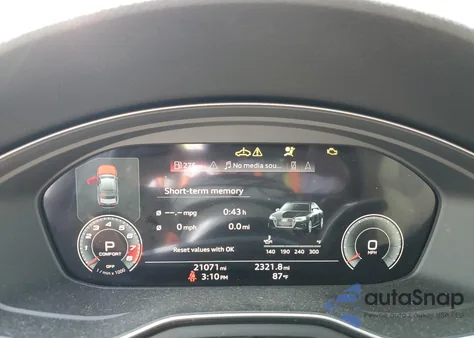 2021 Audi A4 Premium Plus 45 z USA, uszkodzony, nr VIN WAUEAAF49MN015119